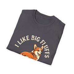 Unisex "I Like Big Fluffs" Corgi T-Shirt